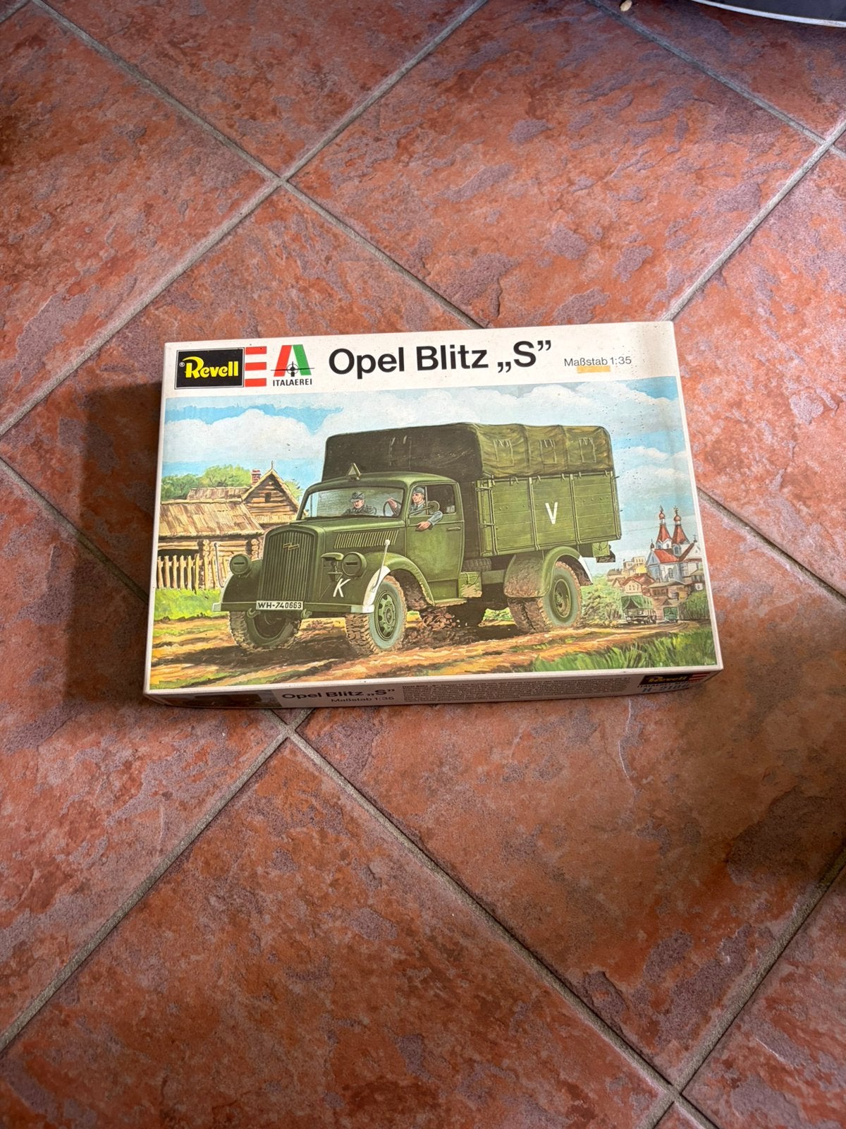 Revell italaerei opel blitz “s” 1:35 H-2106, Ophalen, Auto, Revell, Groter dan 1:32