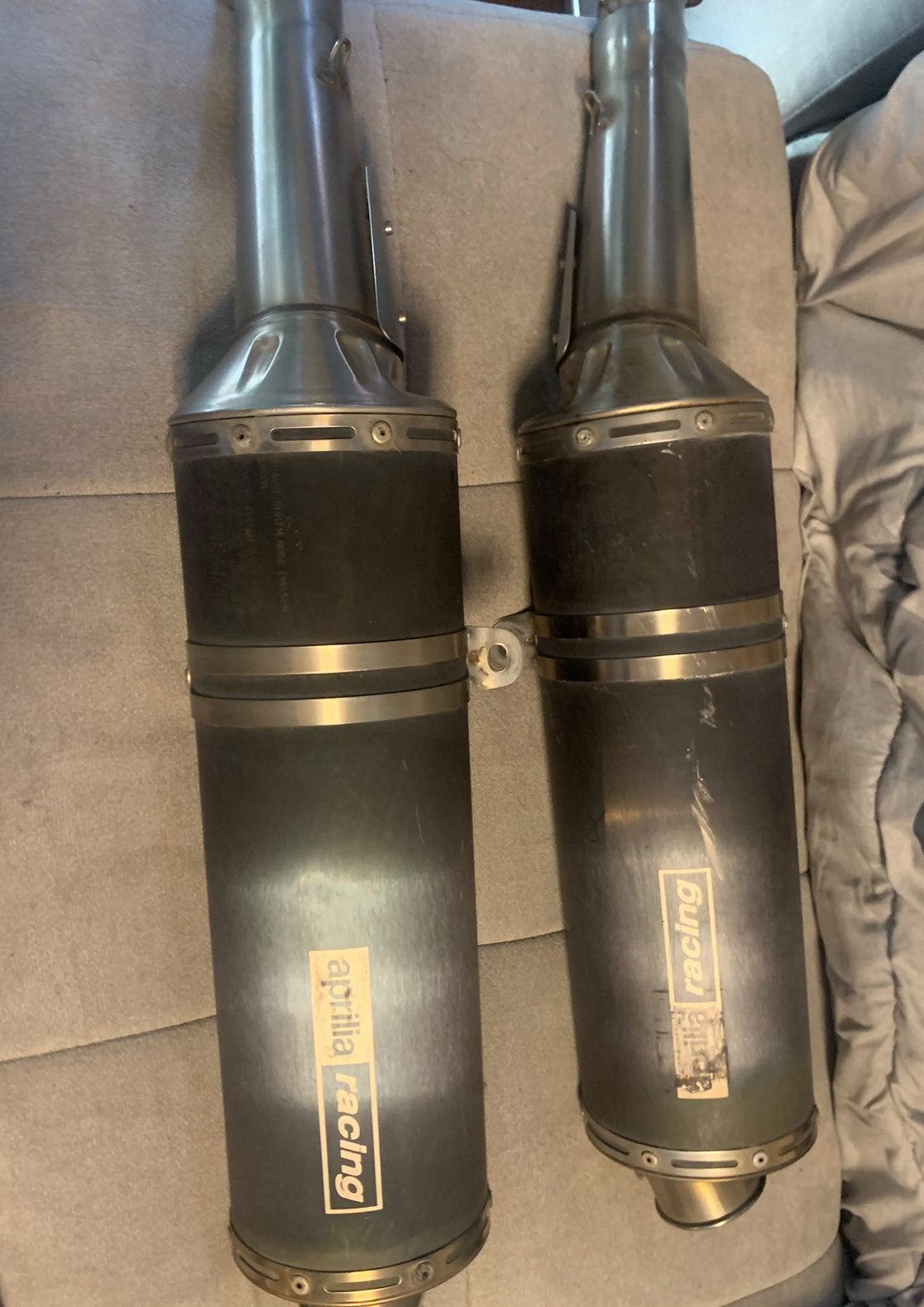 Aprilla rsv racing uitlaten 2004/2010, Ophalen of Verzenden, Gebruikt