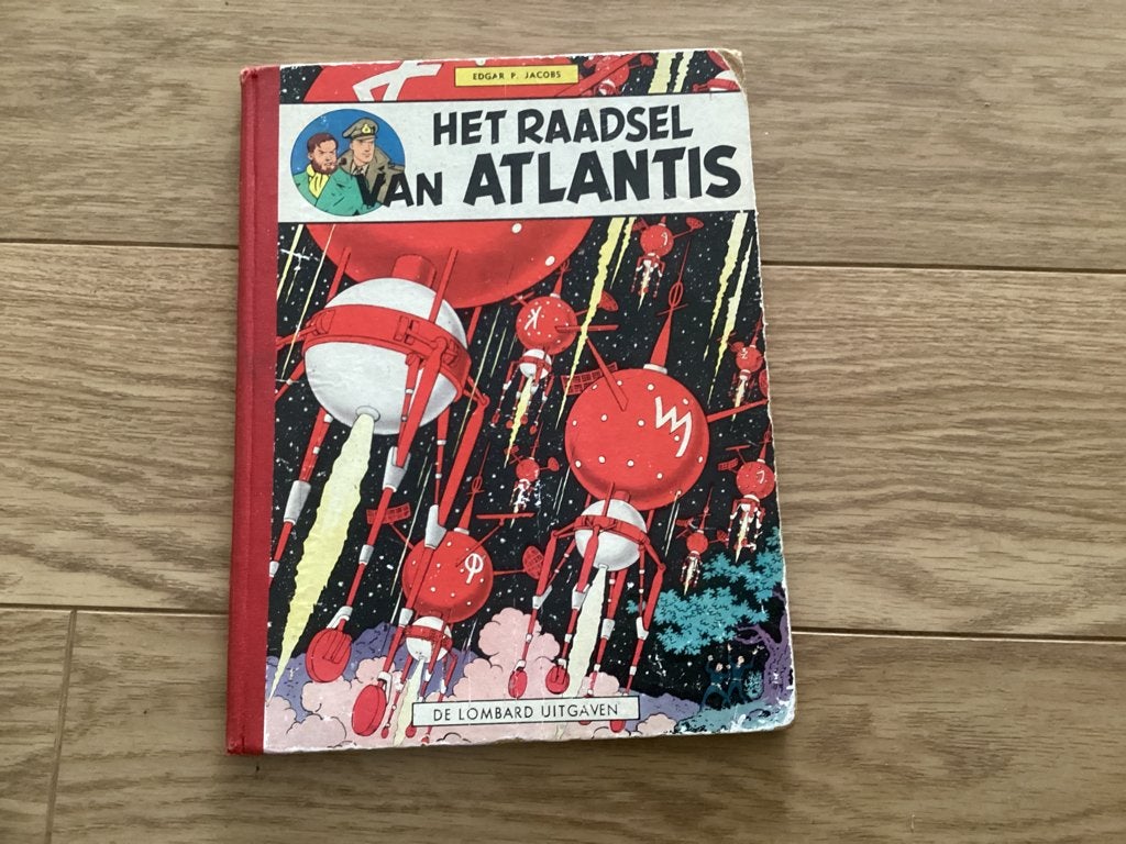 Blake en Mortimer - Het raadsel van Atlantis (1957 1e druk), Eén stripboek, Ophalen of Verzenden, Gelezen