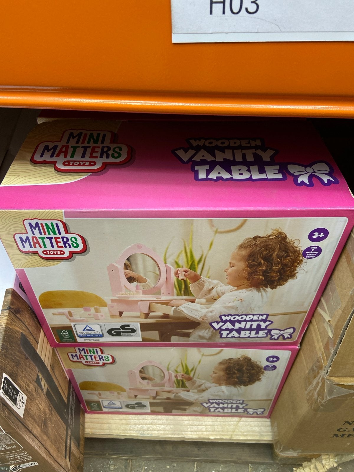 Mini Matters Houten Kaptafel voor Kinderen - Nieuw, ., Jongen of Meisje, Nieuw, Ophalen of Verzenden