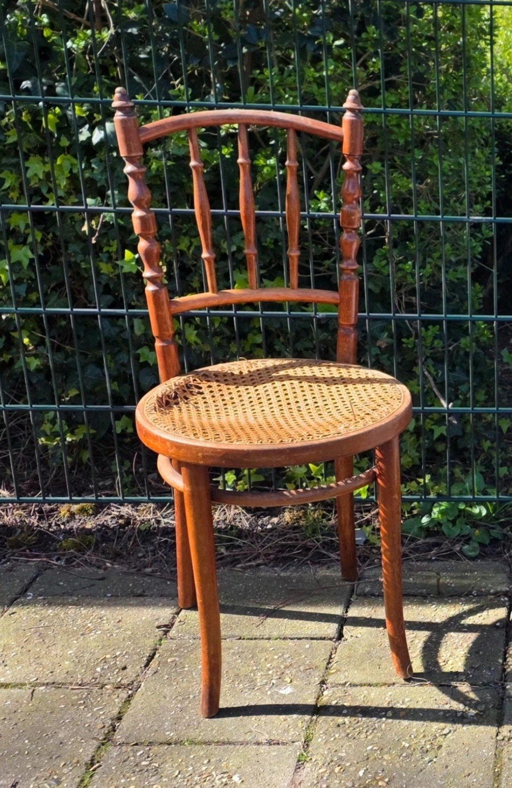 Antieke Thonet Mundus Stoel (Brandmerk) - ca. 1922, Ophalen of Verzenden