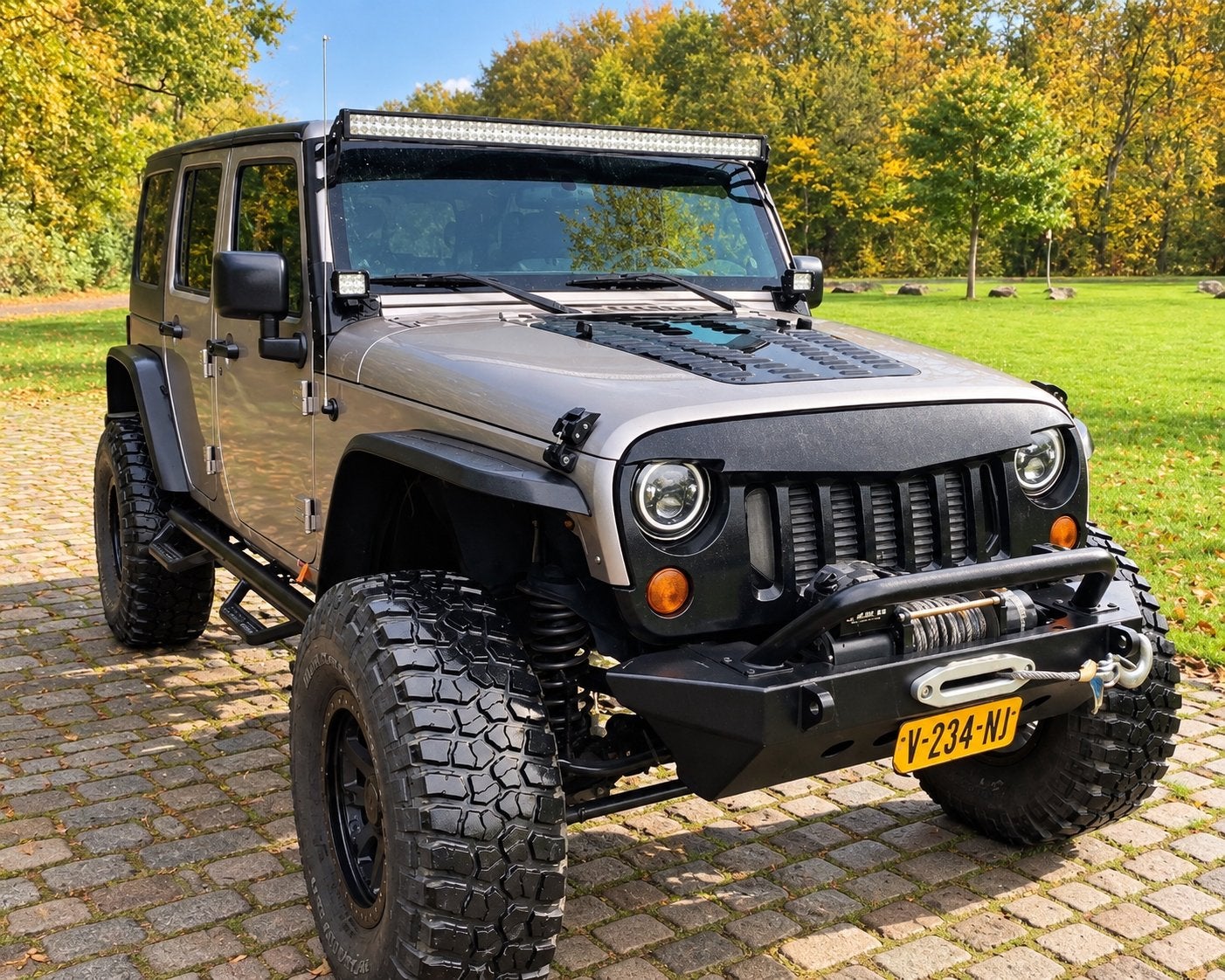 ‼️JEEP WRANGLER JK RUBICON OFFROAD HARD/SOFTTOP YOUNGTIMER‼️, Auto's, Zwart, 2500 kg, Leder, Bedrijf