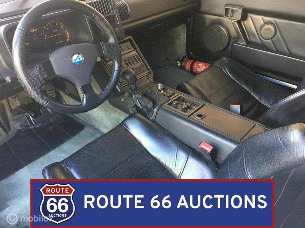 Alpine GTA Turbo | 1990 | Route 66 Auctions, Auto's, Zwart, Bedrijf, Handgeschakeld, Overige carrosserieën
