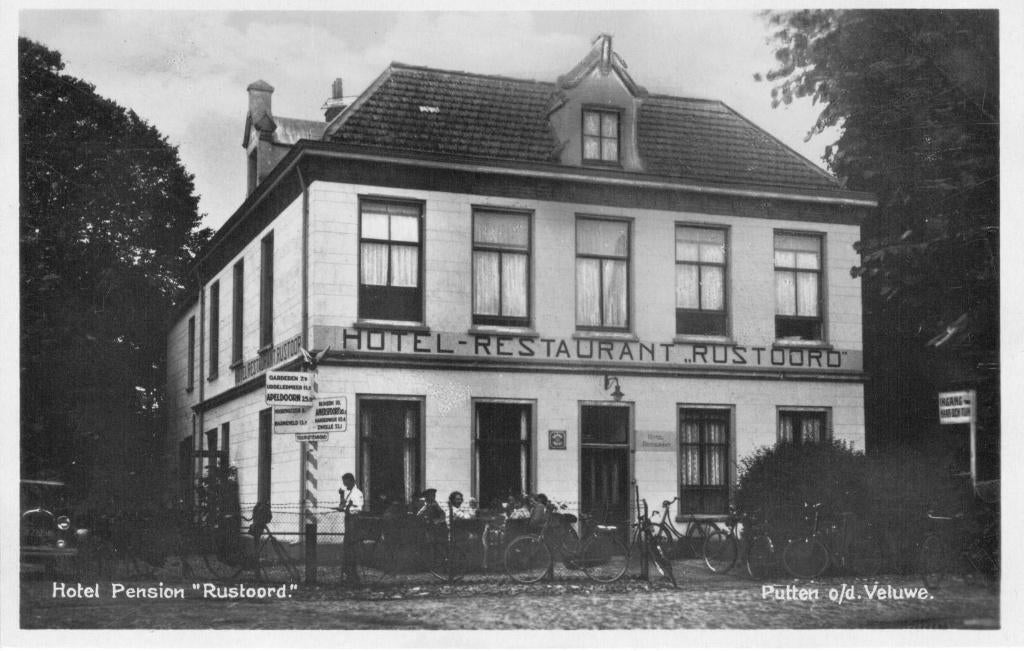 Putten Hotel Pension Rustoord, Verzenden, 1920 tot 1940, Ongelopen, Gelderland