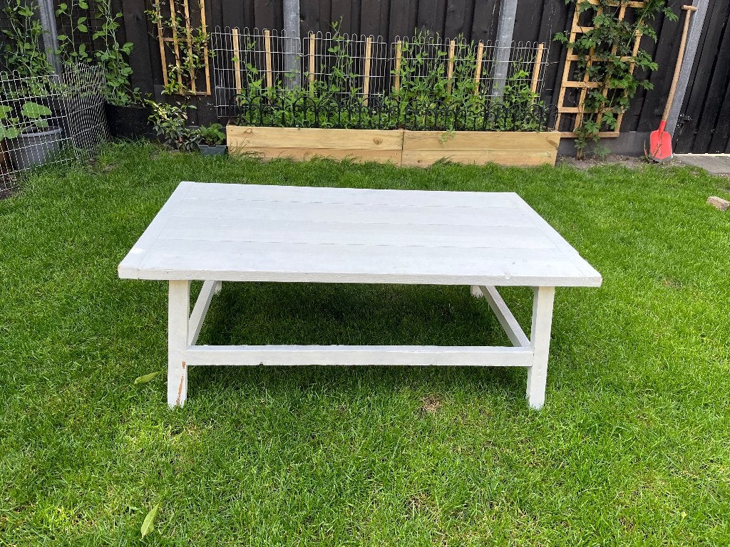Landelijke Houten Salontafel groot!, Huis en Inrichting, Ophalen, 100 tot 150 cm, 50 tot 100 cm, Minder dan 50 cm