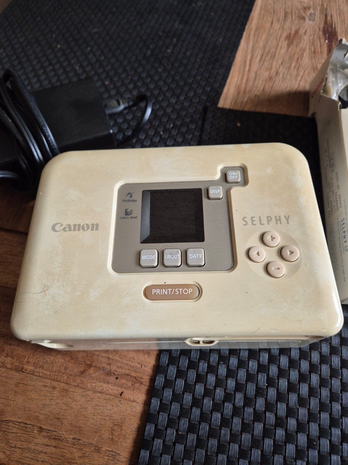 Canon Selphy Compact Fotoprinter CP-36IP met accessoires, Computers en Software, Printers, Gebruikt, Fotoprinter, Thermo-printer