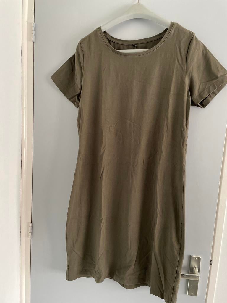 Hema Groene Jurk Maat L, Maat 42/44 (L), Nieuw, Ophalen of Verzenden, Boven de knie