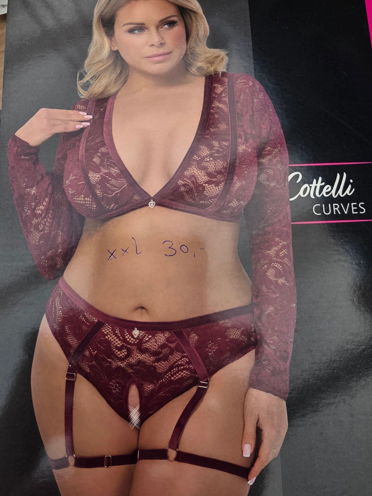 Lingerie setje xxl nieuw, Ophalen of Verzenden, Rood, Setje
