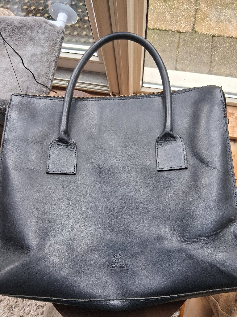 FRED DE LA BRETONIERE TAS, Ophalen of Verzenden, Zo goed als nieuw, Bruin, Handtas
