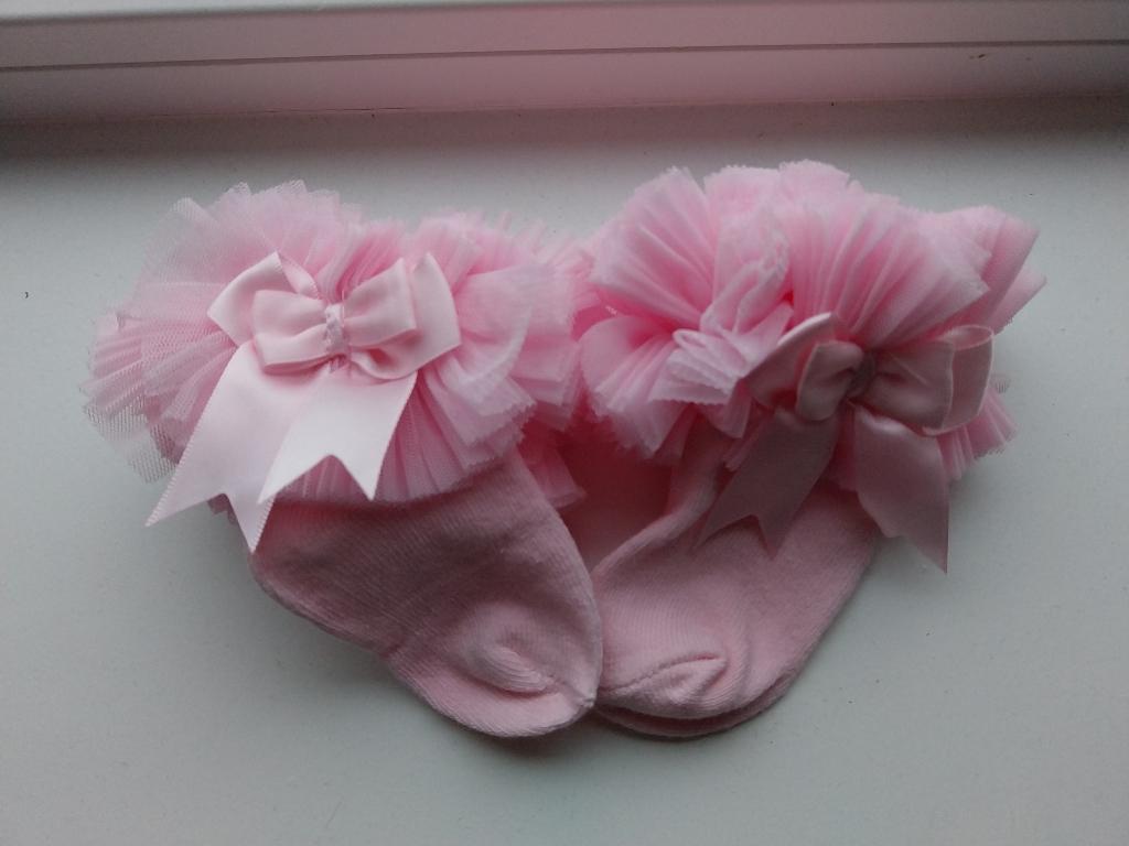 Frilly Socks baby sokjes roze met ruches 0-3 maanden NIEUW, Kinderen en Baby's, Babykleding | Schoentjes en Sokjes, Meisje, Nieuw