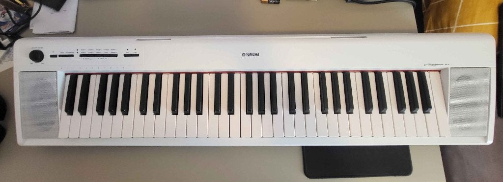 Yamaha Piaggero NP-12 Digitale Piano + Sustain Pedaal, Ophalen, Zo goed als nieuw, 61 toetsen, Yamaha