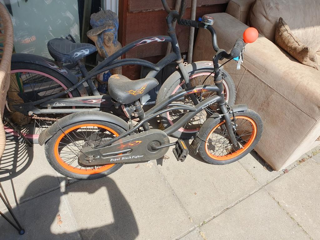 Popal cruises  16 inch mooi met defect, Fietsen en Brommers, Ophalen, Gebruikt, 16 tot 18 inch
