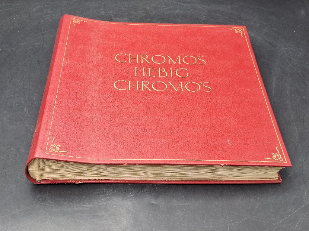 oud verzam album Chromos Liebig, begin 1900, Ophalen of Verzenden