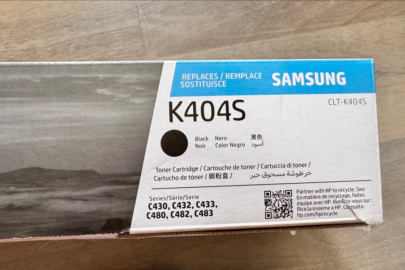 Originele HP/Samsung CLT-K404S Toner Zwart- NIEUW, Ophalen of Verzenden, Nieuw, Toner, Samsung