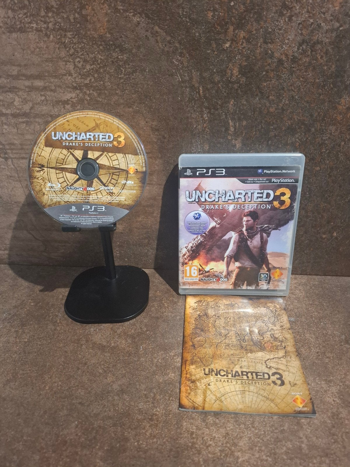 Uncharted 3: Drake's Deception PS3 - Avontuurlijke Game, Avontuur en Actie, Online, Gebruikt, Verzenden
