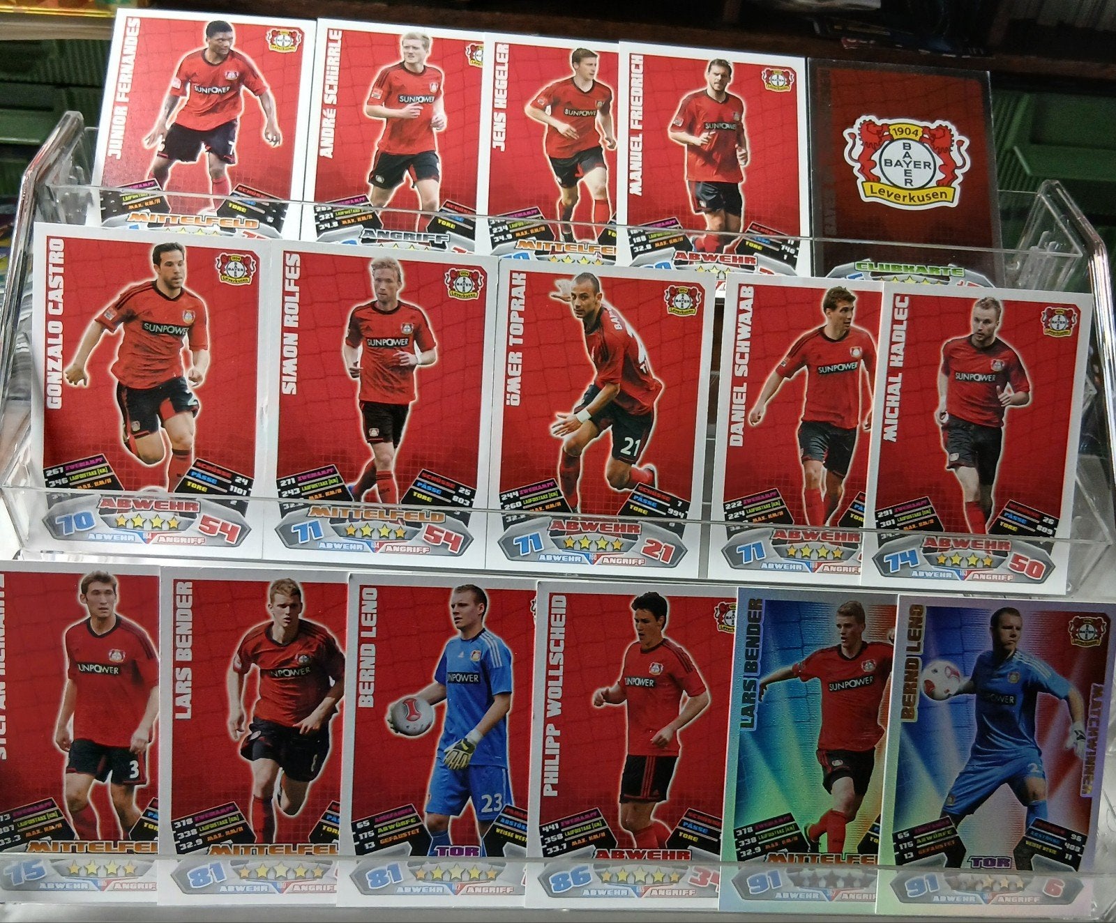 Bayer Leverkusen Voetbal Spelerskaarten Collectie, Verzamelen, Ophalen of Verzenden, Zo goed als nieuw, Buitenlandse clubs, Spelerskaart