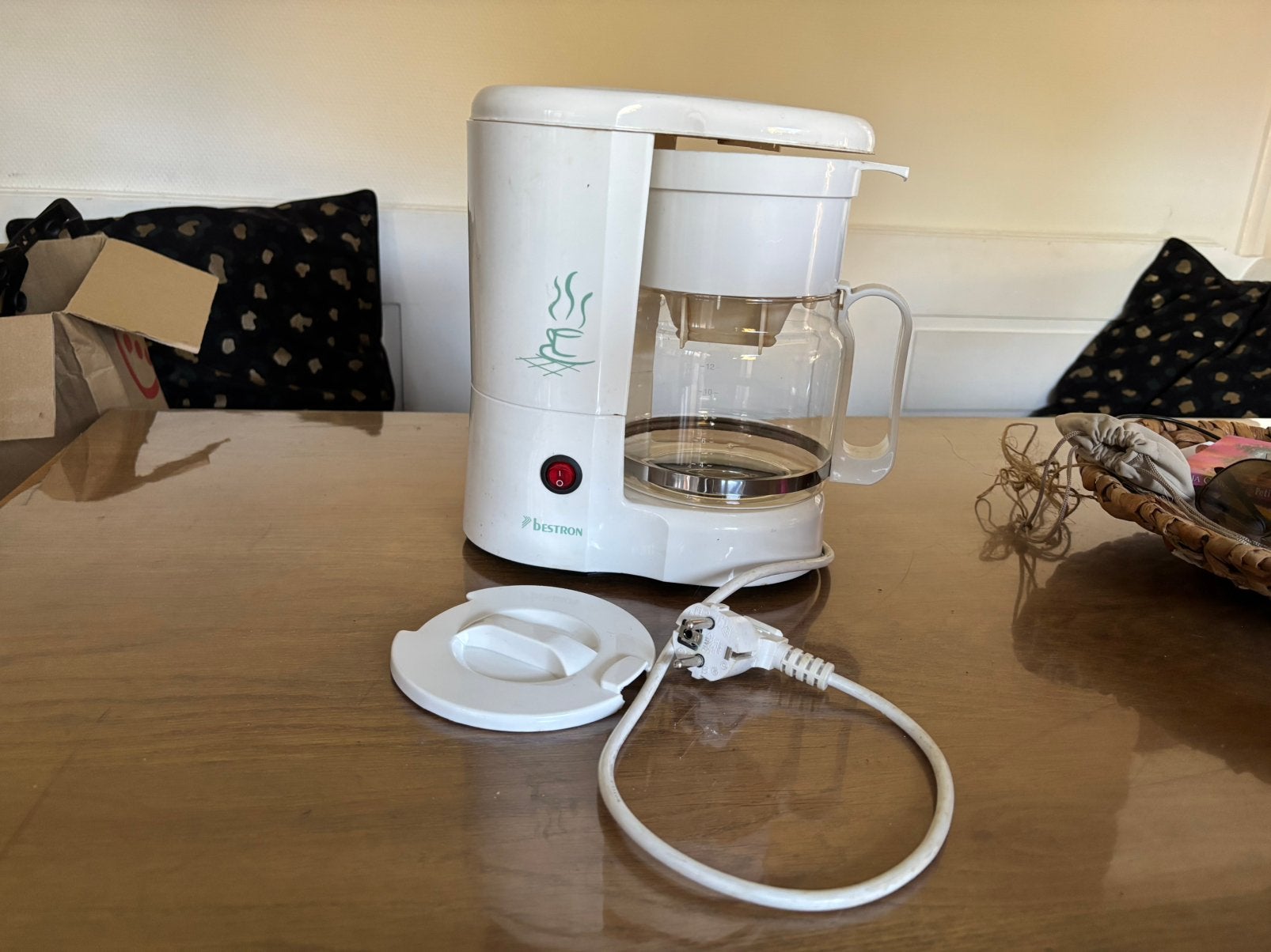 Koffiezetapparaat voor de caravan, Ophalen, Gebruikt