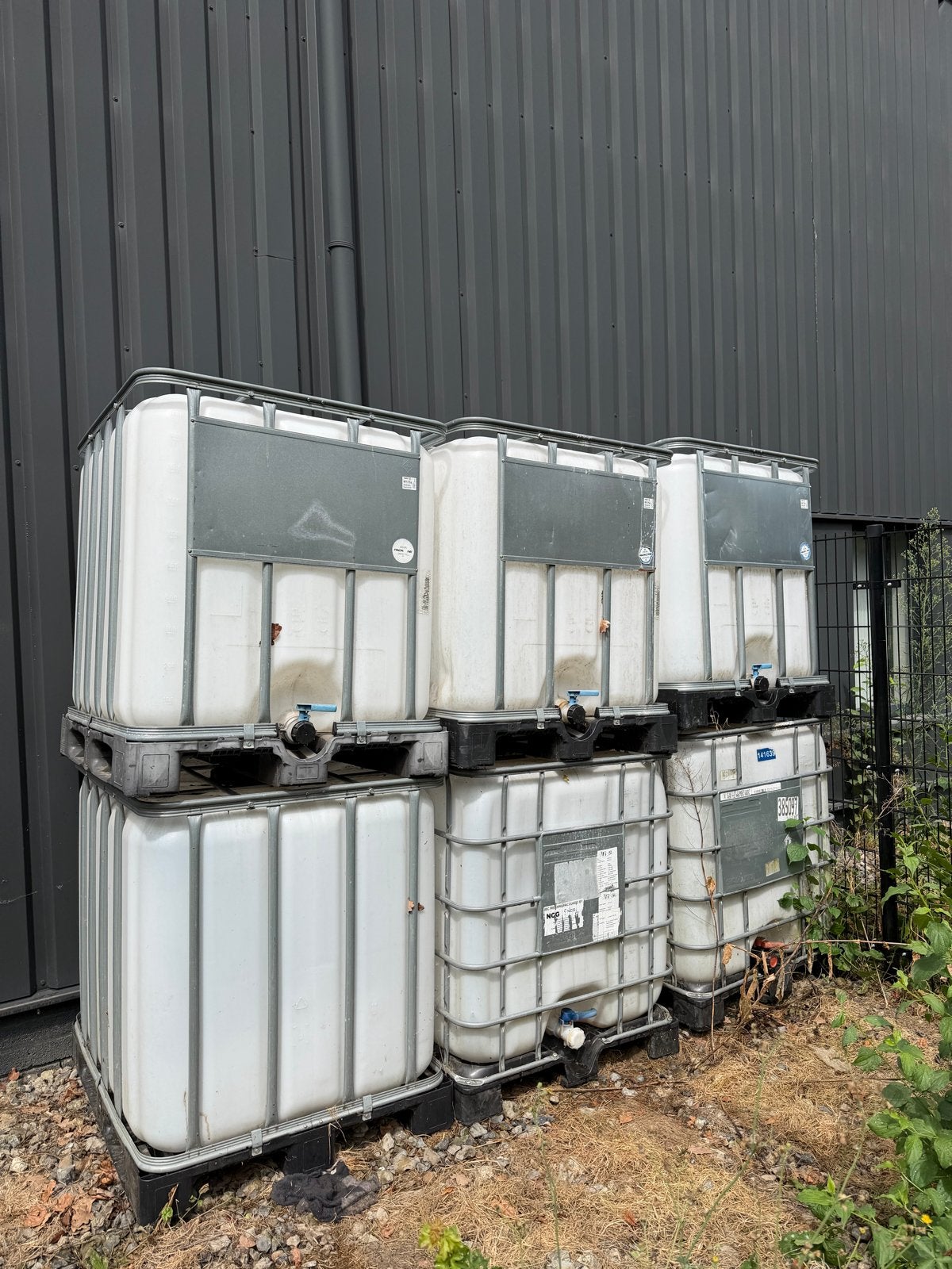 IBC Vaten - 1000 liter opslagcontainers, Ophalen, Kunststof, Gebruikt, Met kraantje