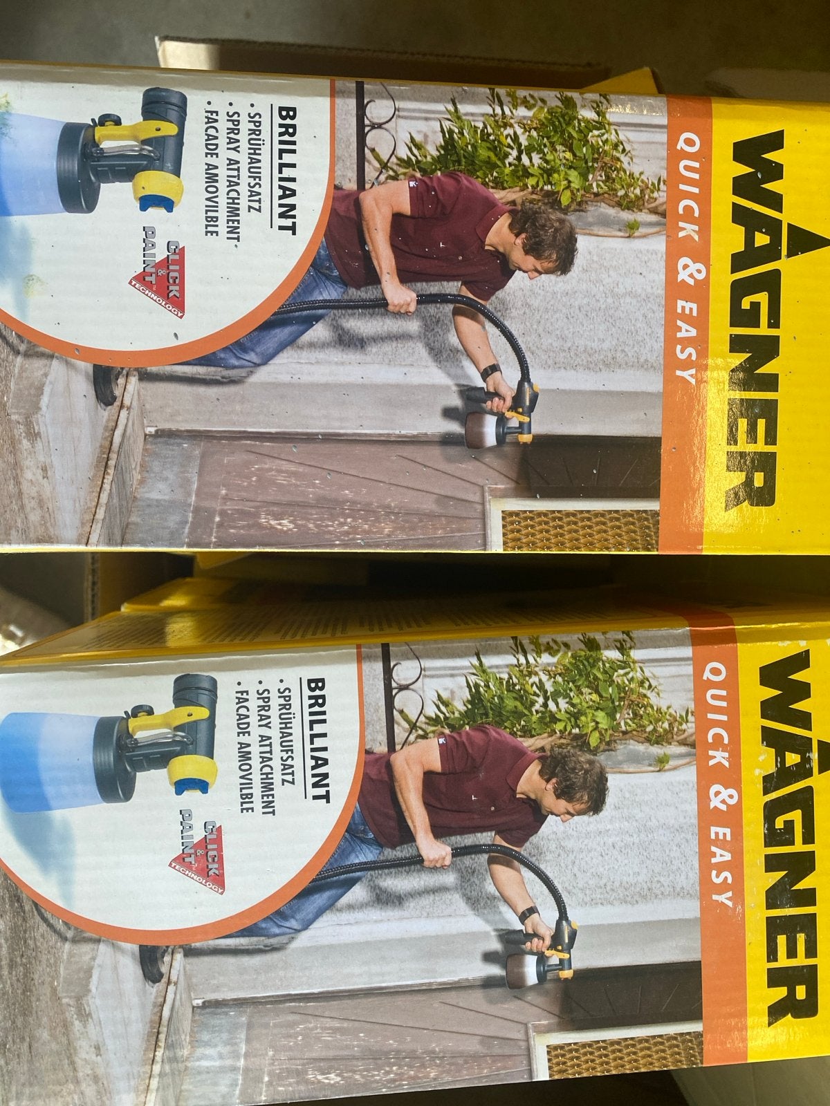 5x Nieuwe Wagner Quick & Easy Brilliant verfspuit, Onbekend, Nieuw, Ophalen of Verzenden, Onbekend