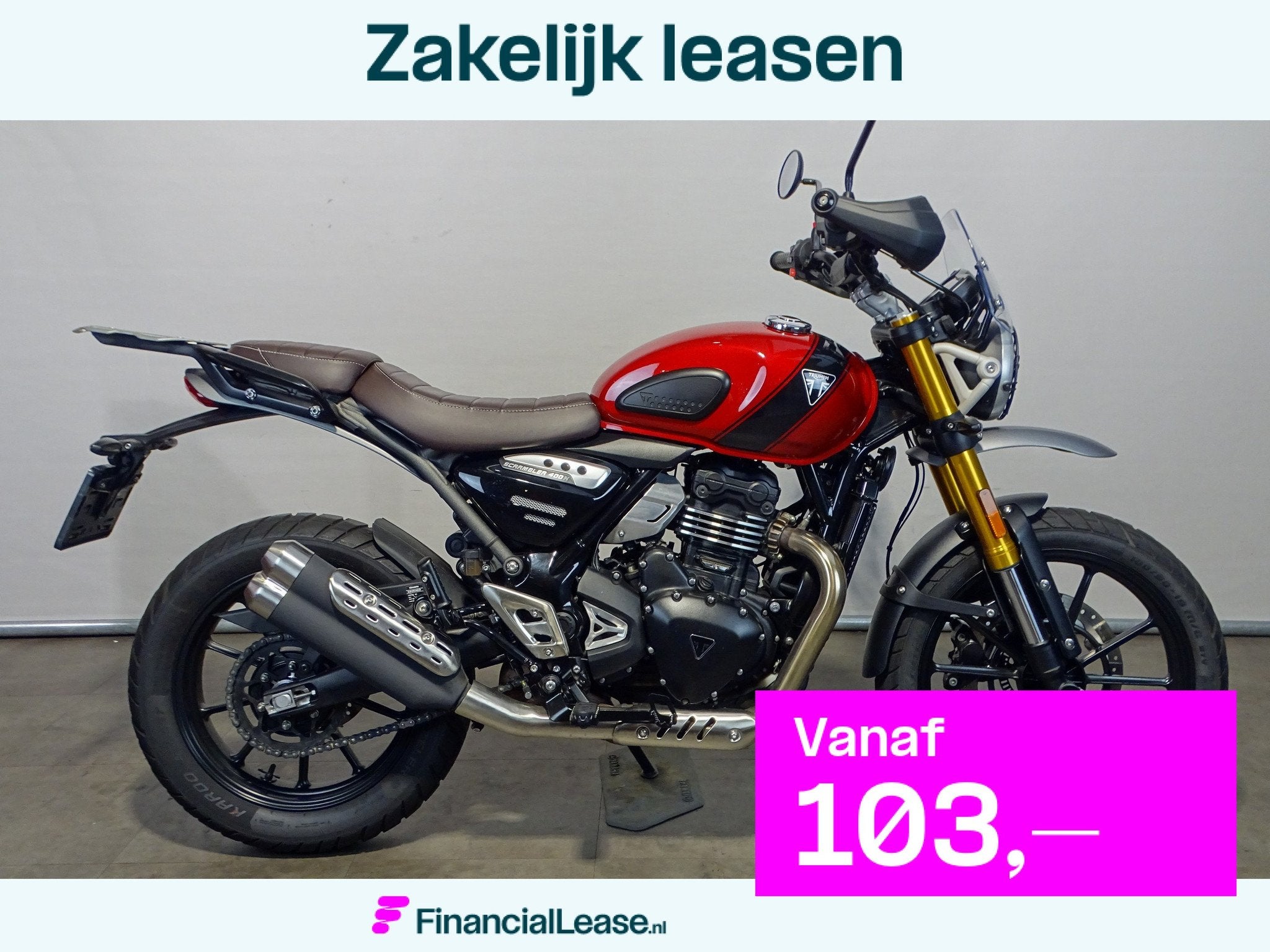 Triumph Scrambler 400 X, Toermotor, 12 t/m 35 kW, Gebruikt, Bedrijf