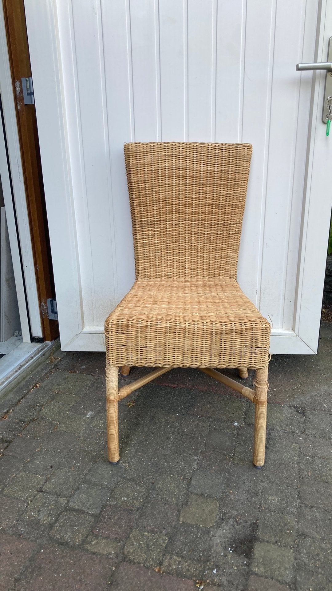 Rotanstoeltje, Huis en Inrichting, Stoelen, Ophalen, Gebruikt, Bruin, Riet of Rotan