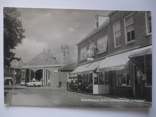 P317 Sluis - Hotel Café Restaurant 't Hoekje, Verzenden, 1960 tot 1980, Ongelopen, Zeeland