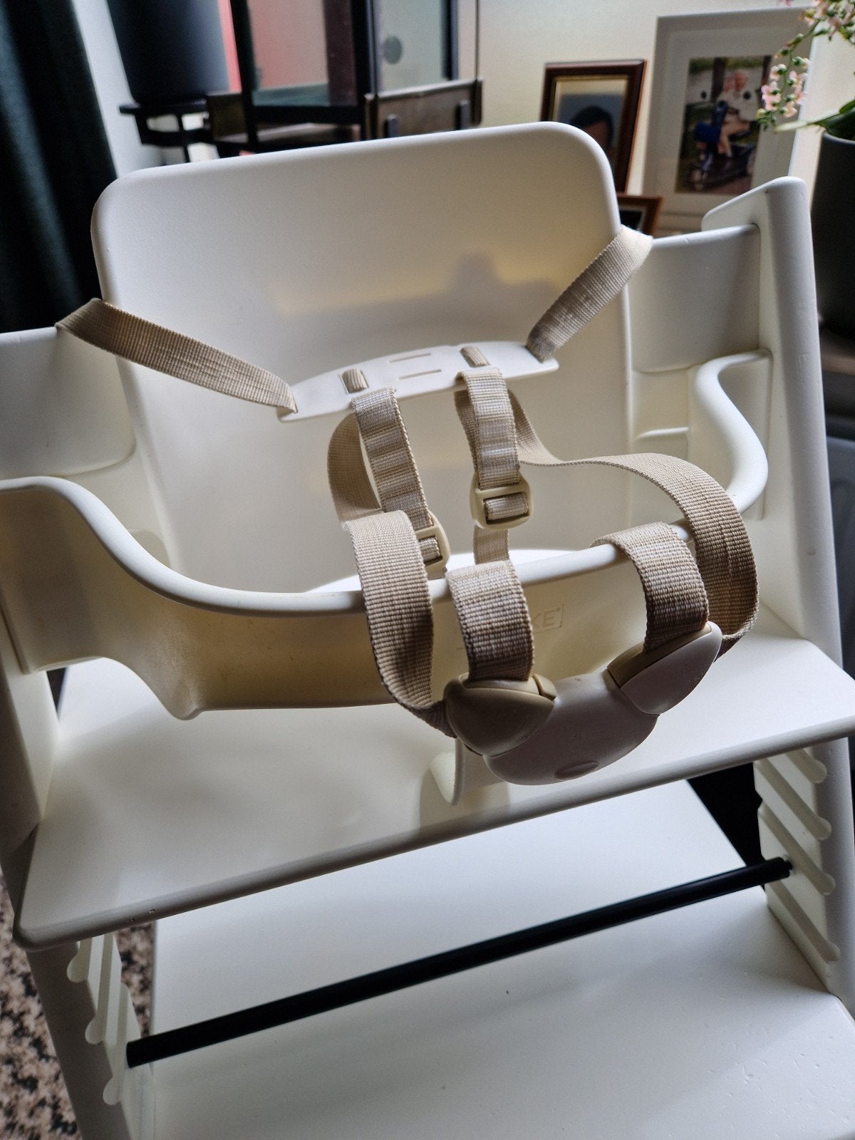 In hele goede  stoel  Stokke Tripp Trapp stoel, Ophalen of Verzenden, Zo goed als nieuw, Meegroeistoel