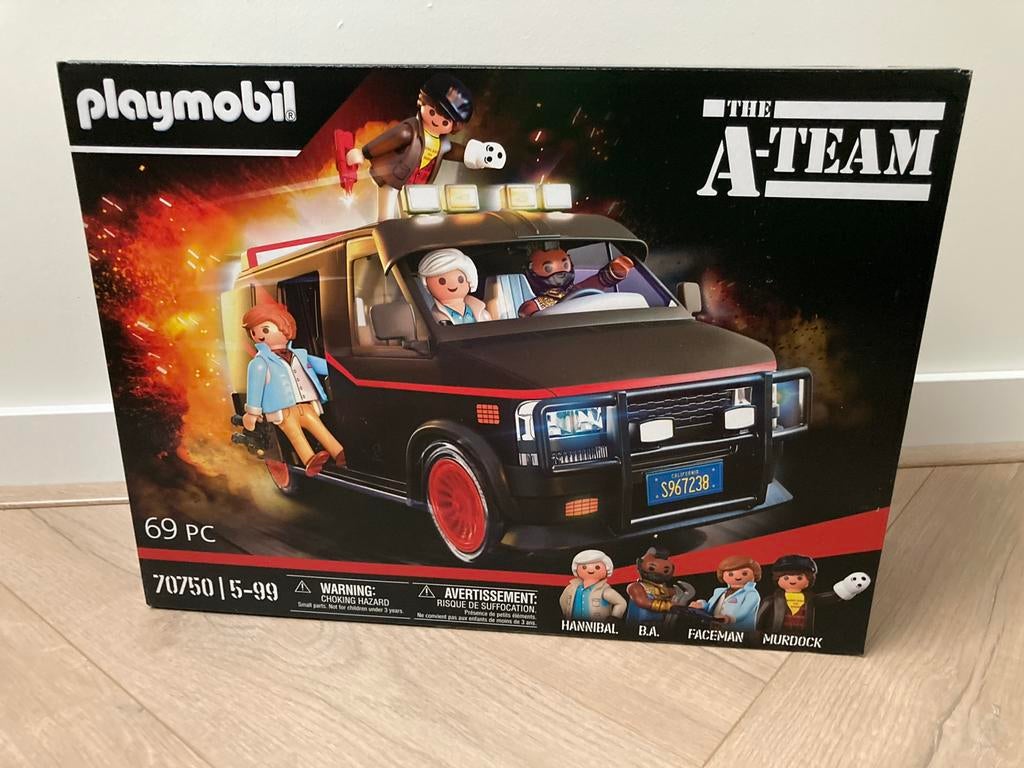 Playmobil 70750 A-team bus, Ophalen of Verzenden, Nieuw
