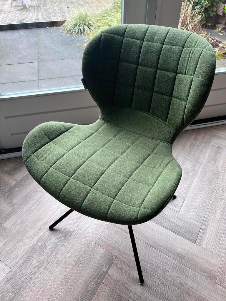 Groene stoel - Zuiver, Huis en Inrichting, Stoelen, Ophalen, Overige kleuren, Zo goed als nieuw, Eén