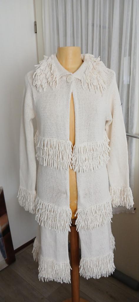 MEXX prachtig lang vest ibiza style roomwit, Kleding | Dames, Maat 38/40 (M), MEXX, Verzenden, Wit