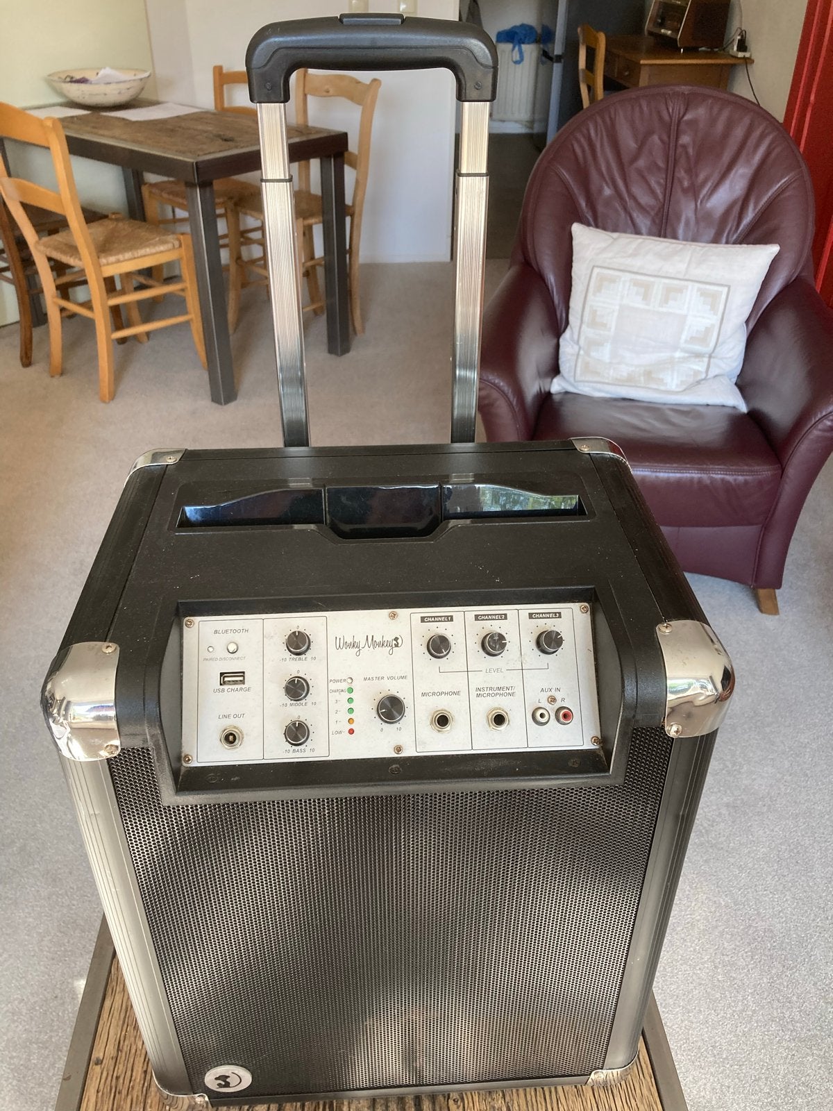 Wonky Monkey WM Party Box - Draagbare Bluetooth Speaker, Audio, Tv en Foto, Luidsprekers, Gebruikt, Party speaker, Bluetooth, Minder dan 60 watt