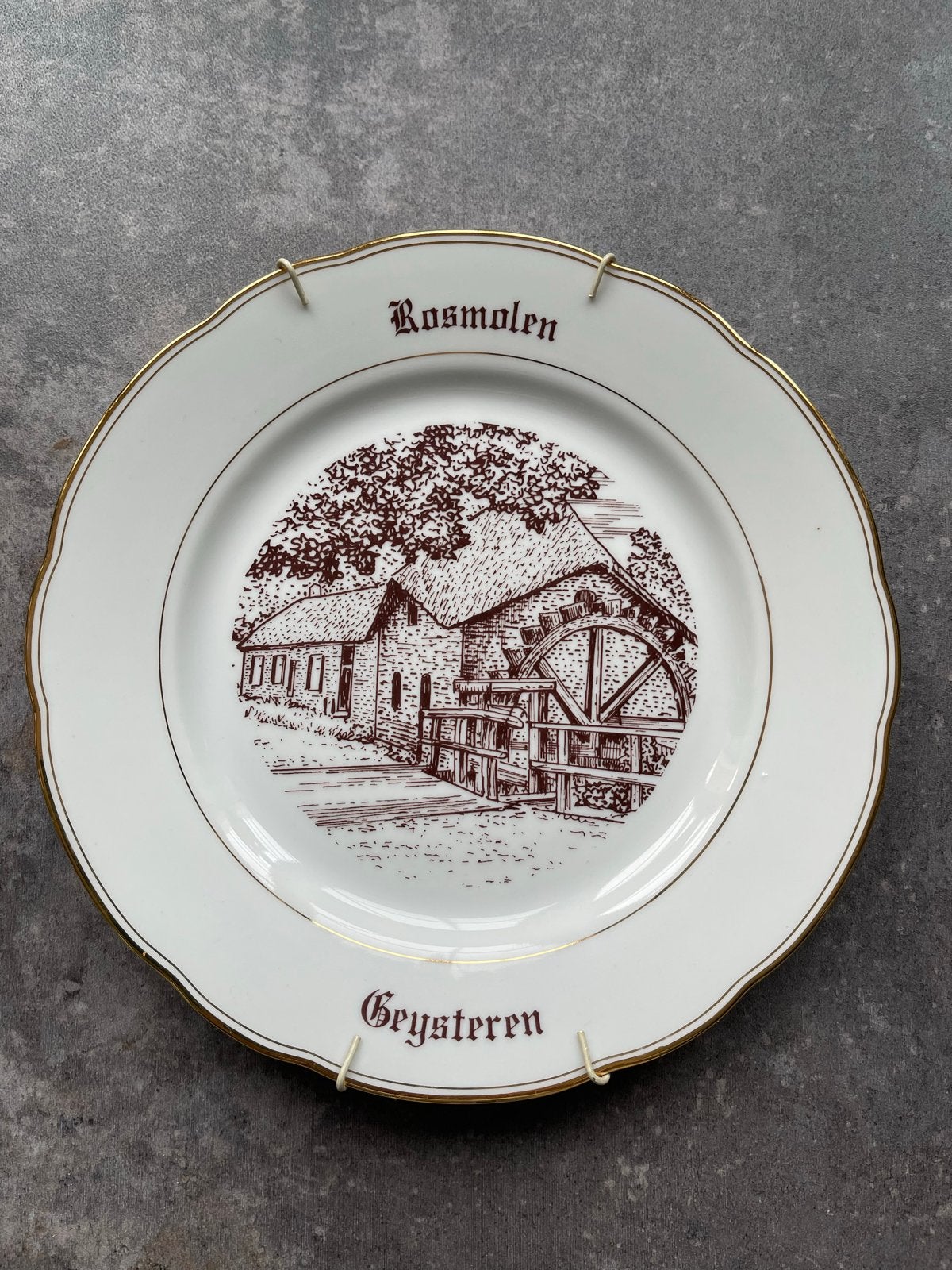 Oud sierbord Rosmolen Geijsteren, Ophalen of Verzenden