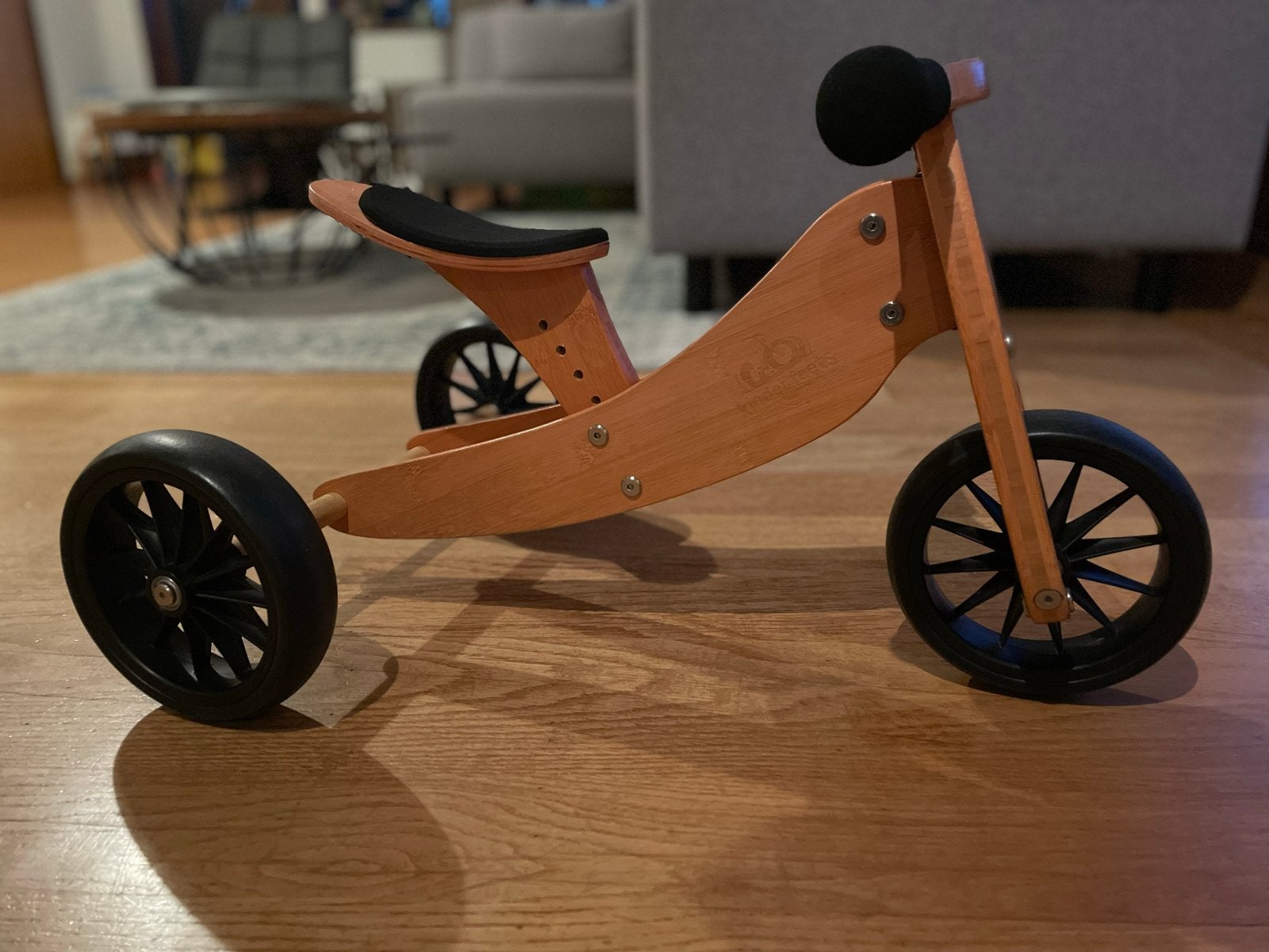 Kinderfeets Tiny Tot 2-in-1 Loopfiets en Driewieler, Ophalen of Verzenden, Zo goed als nieuw, Loopfiets