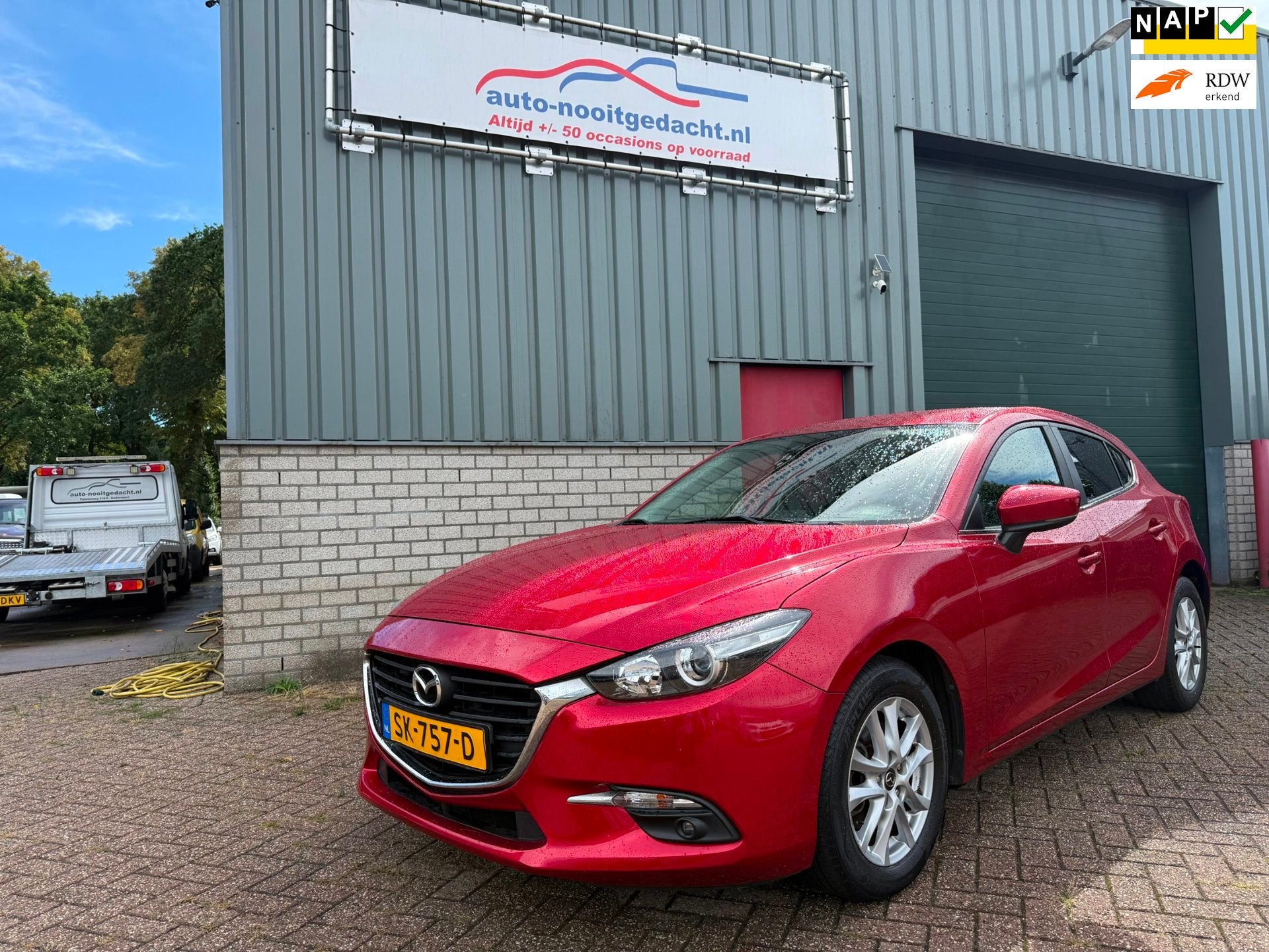 Mazda 3 2.0 SkyActiv-G 120 SkyLease, Auto's, Voorwielaandrijving, 1998 cc, Stof, Gebruikt