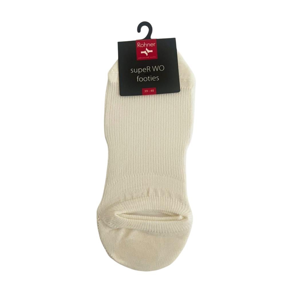 Rohner sopeR Wo footies van merinowol - Maat 39-40, Sokken en Kniesokken, Overige kleuren, Rovner Socks, Nieuw