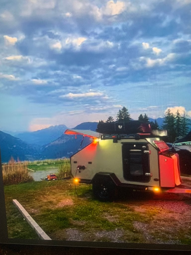 Off Road caravan Trailtracker, Caravans en Kamperen, Overige merken, Tot en met 2, Particulier, Kachel
