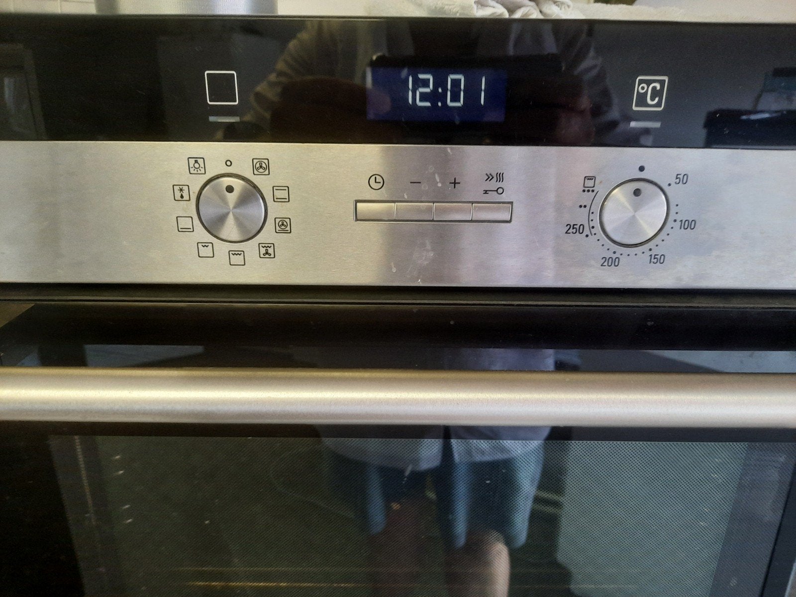 Siemens inbouw oven met hetelucht en display. Bez mogelijk., Ophalen, Gebruikt, Heteluchtoven