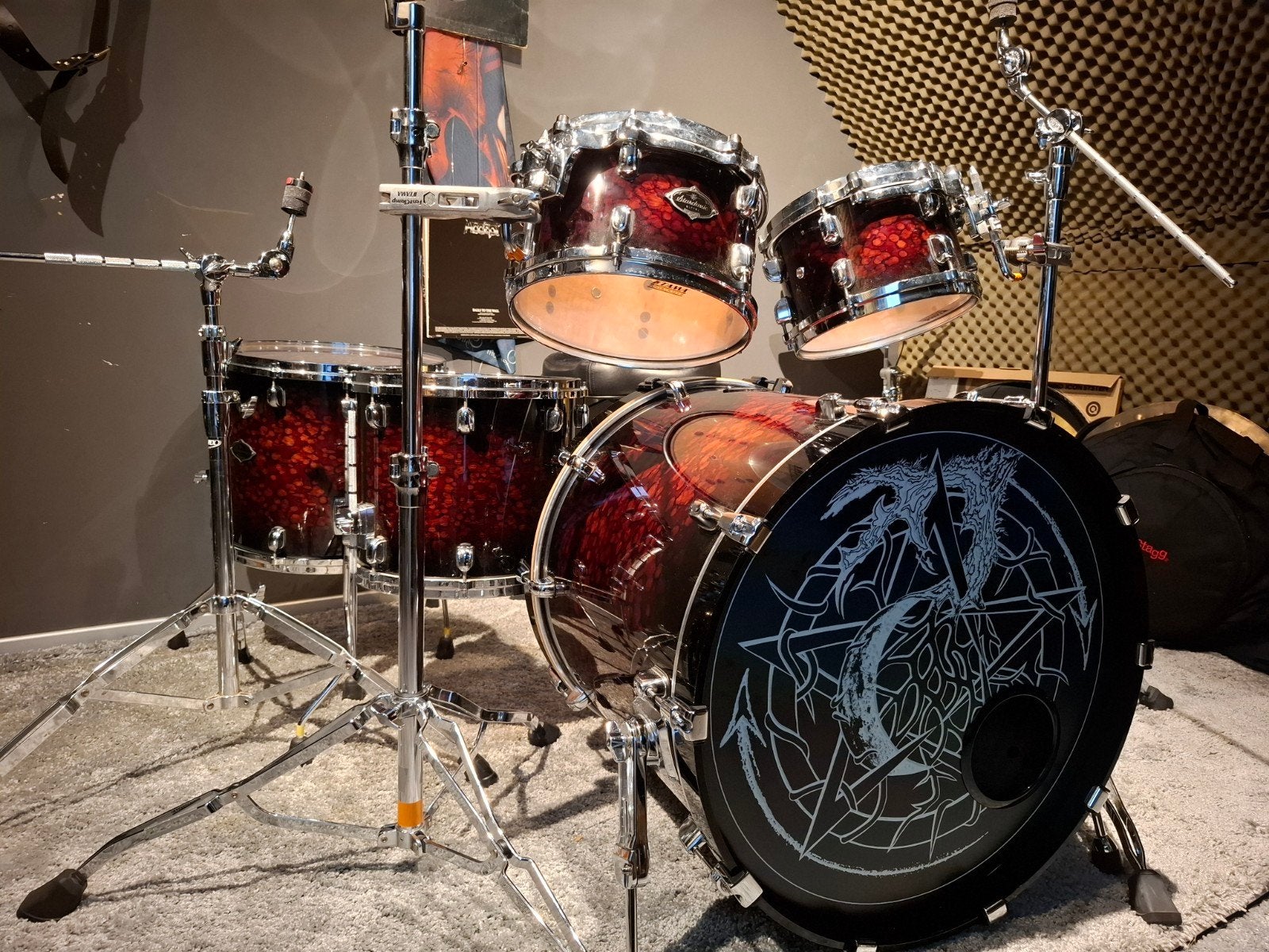 Tama Starclassic Performer Birch Bubinga Vulcanic Burst, Ophalen, Zo goed als nieuw, Tama
