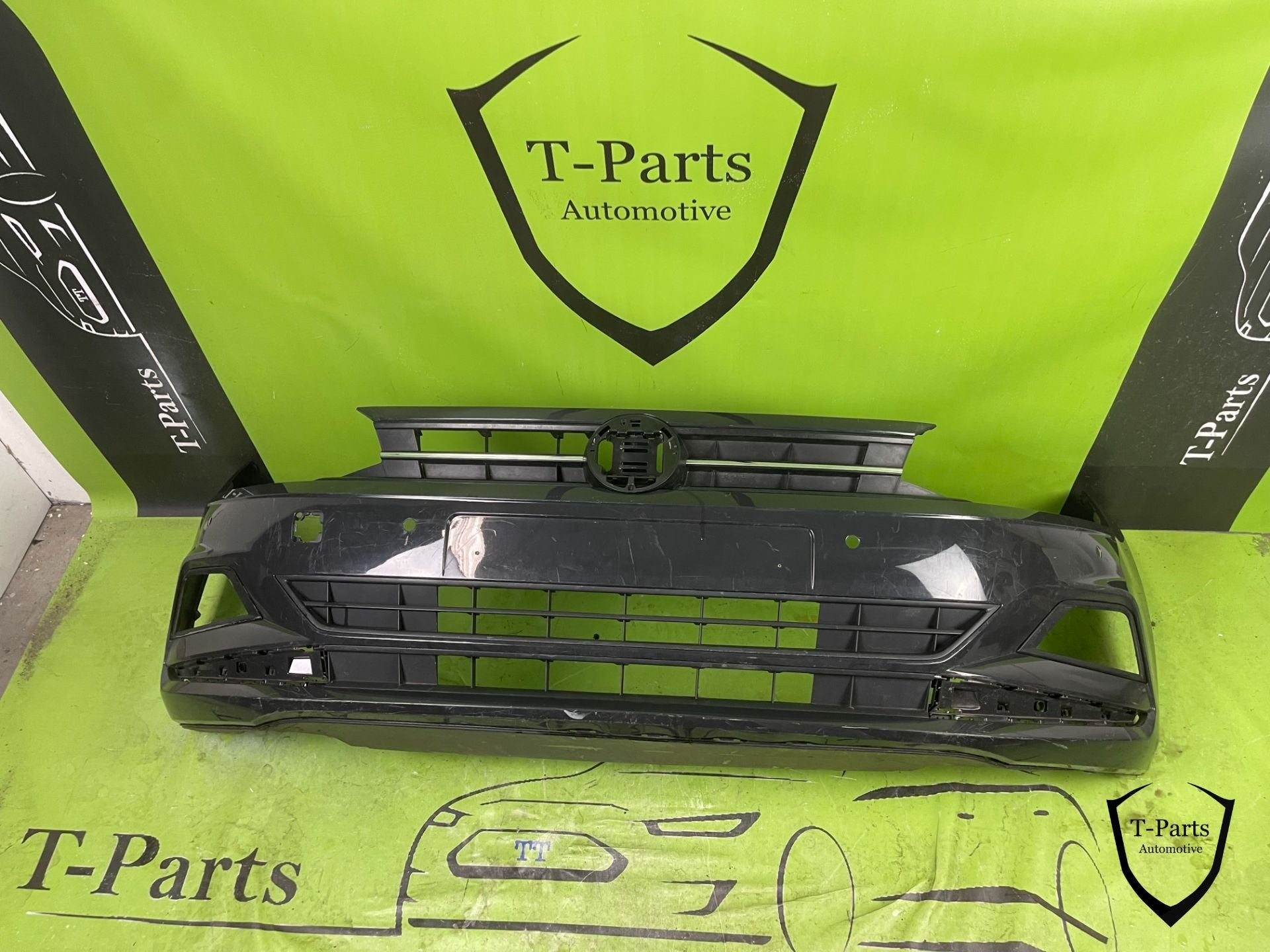 volkswagen polo 2G voorbumper bumper grille rooster, Info@fabrikant.eu, Volkswagen, Ophalen of Verzenden, Bumper