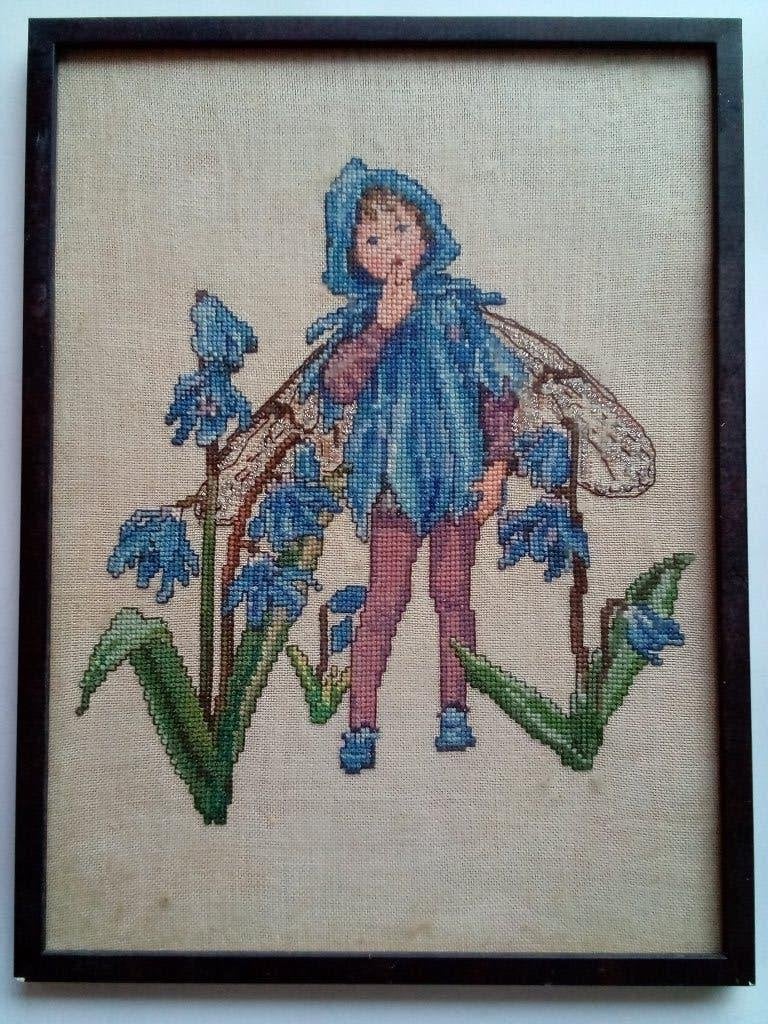 geborduurde flower fairy, Ophalen, Zo goed als nieuw, Handborduren, Overige typen