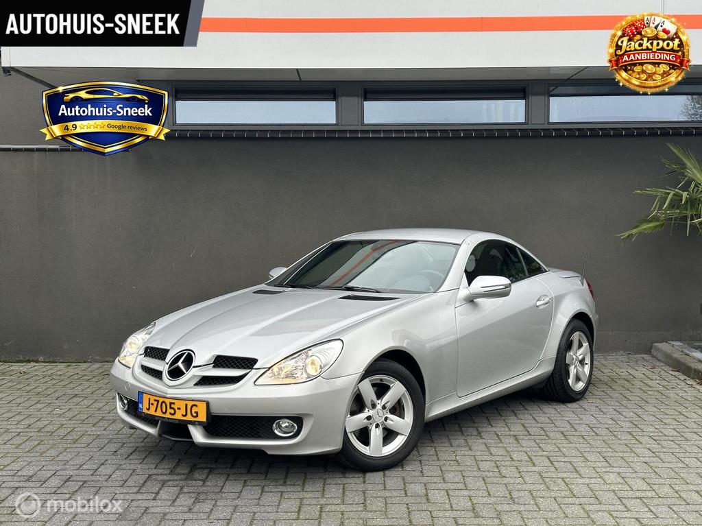 Mercedes SLK-klasse 200 K. Prestige Plus | Leer | Stoelverw., Auto's, Mercedes-Benz, 13 km/l, Achterwielaandrijving, Gebruikt