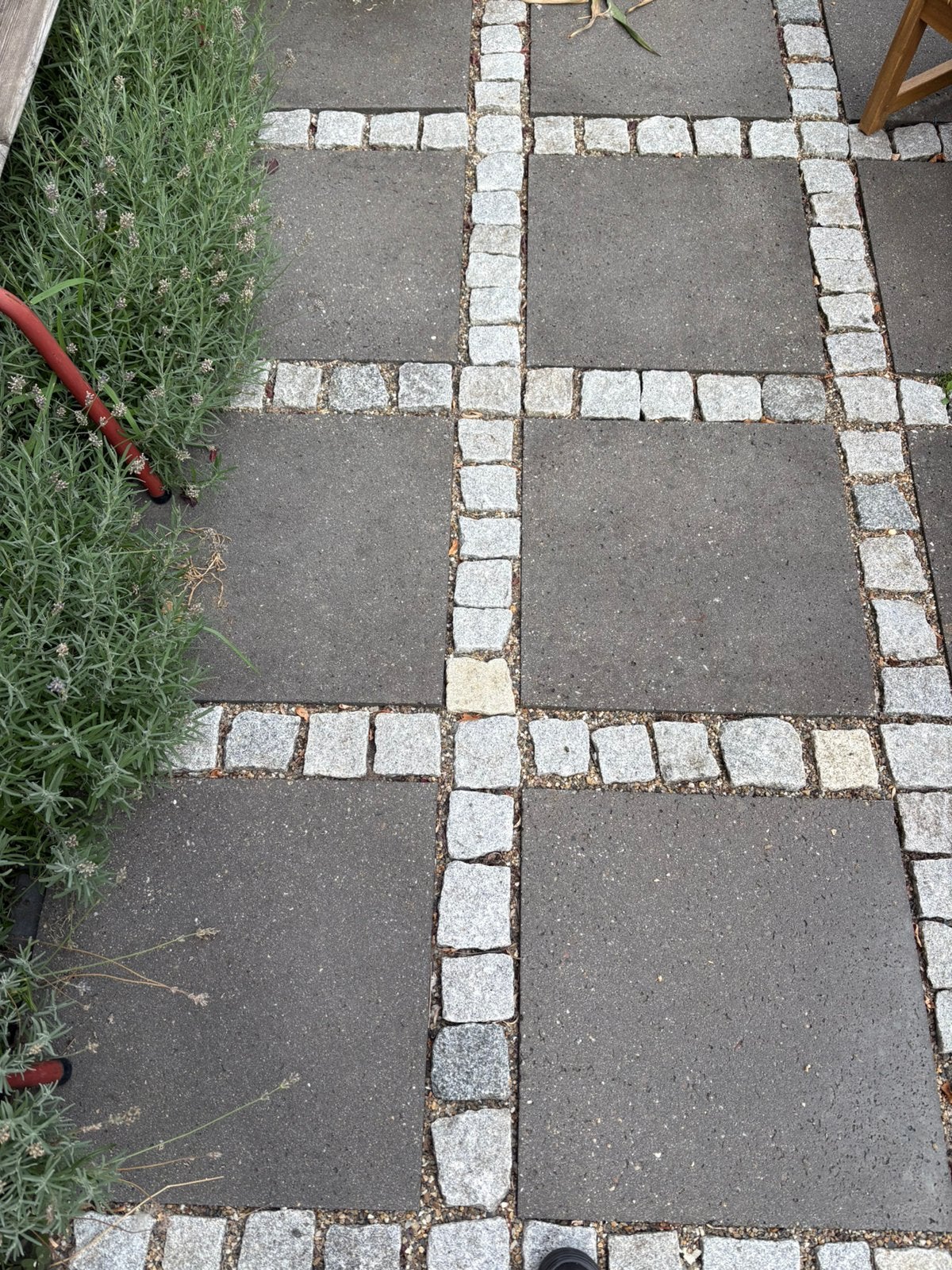 Schellevis 50x50 tegels donkergrijs (6 stuks), Ophalen, Gebruikt, Minder dan 5 m², Beton