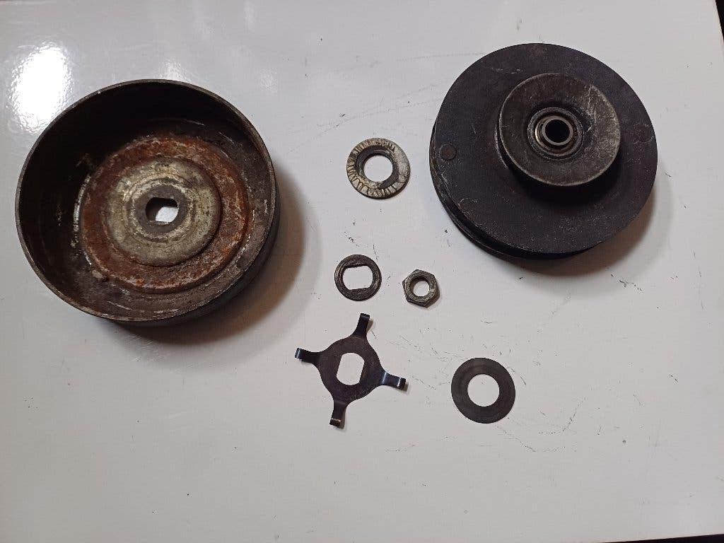 Peugeot 103 koppeling compleet gebruikt staat zoldervondst, Fietsen en Brommers, Ophalen of Verzenden, Gebruikt