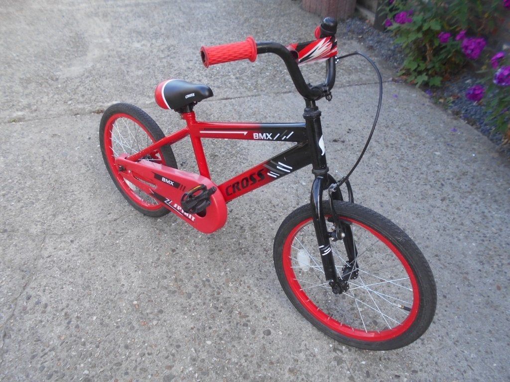 BMX 18 inch, Fietsen en Brommers, Fietsen | Crossfietsen en BMX, Ophalen, Zo goed als nieuw, Staal, 16 tot 20 inch