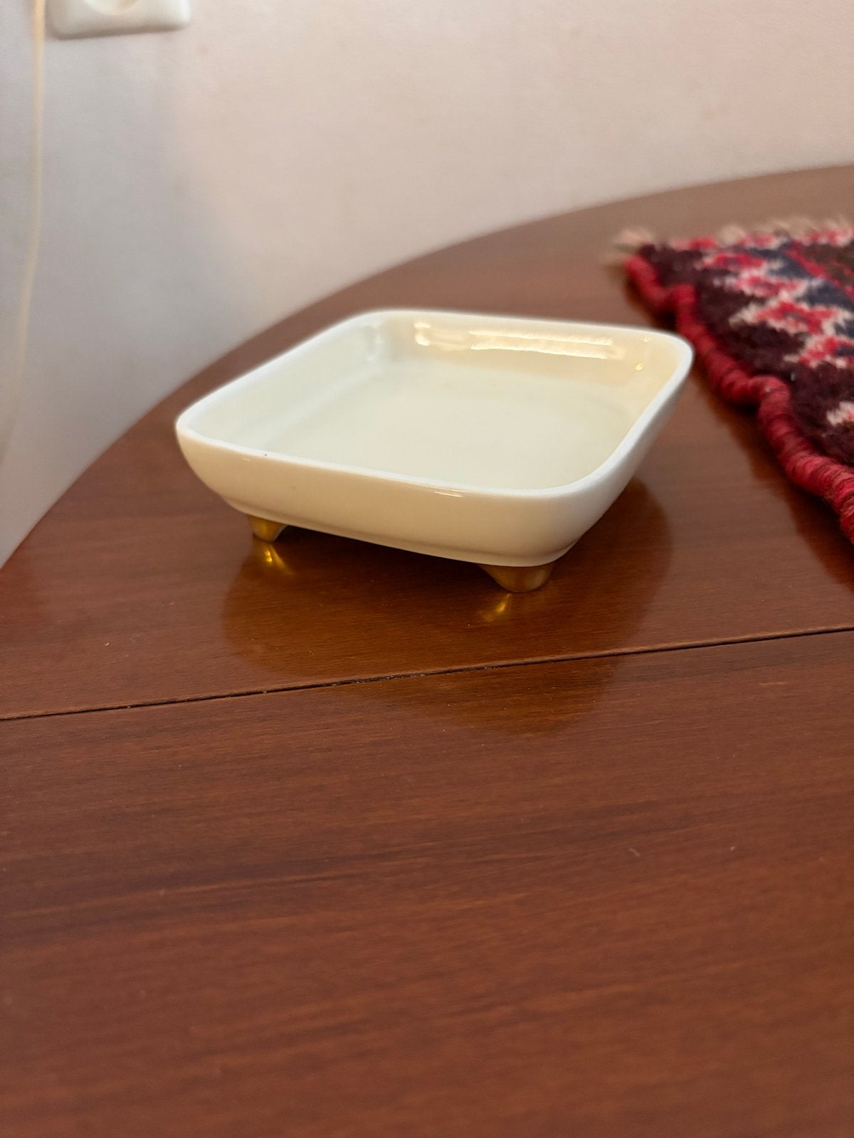 Rosenthal Handmalerei schaaltje met gouden pootjes, Ophalen