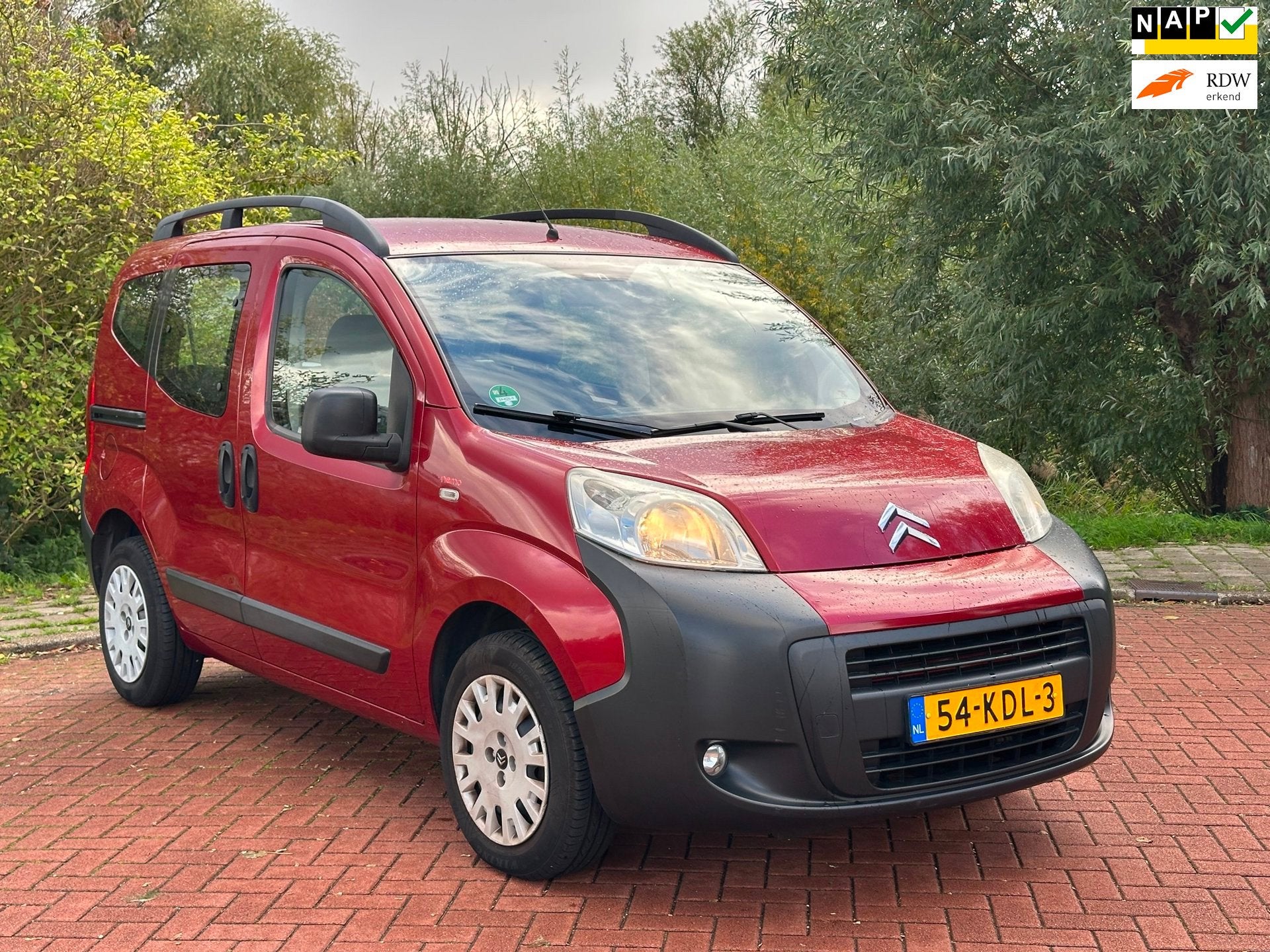 Citroen Nemo 1.4i Multispace Airco/Nap/2 schuifdeuren/Benzin, Auto's, Voorwielaandrijving, Dealer onderhouden, 15 km/l, 4 cilinders