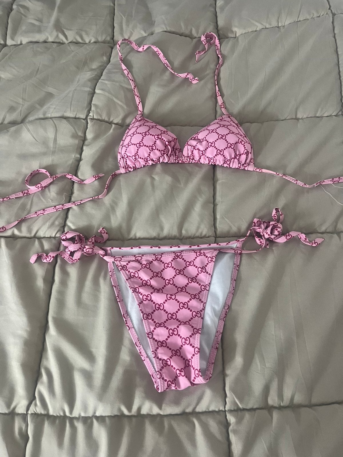 Bikini, Kleding | Dames, Badmode en Zwemkleding, Ophalen of Verzenden, Gedragen, Roze, Bikini