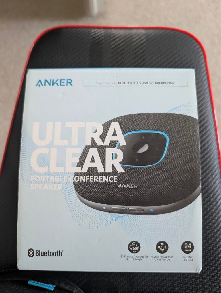 Anker PowerConf S30 Bluetooth Speakerphone - Nieuw, Audio, Tv en Foto, Luidsprekers, Overige typen, Nieuw, Minder dan 60 watt