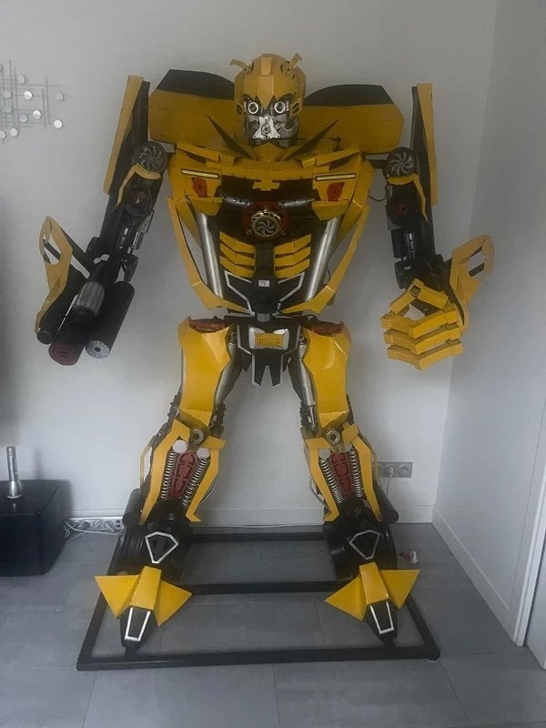 Large Metal Transformer Robot 2 Meters – Movable, G1, Ophalen, Gebruikt, Overige rassen