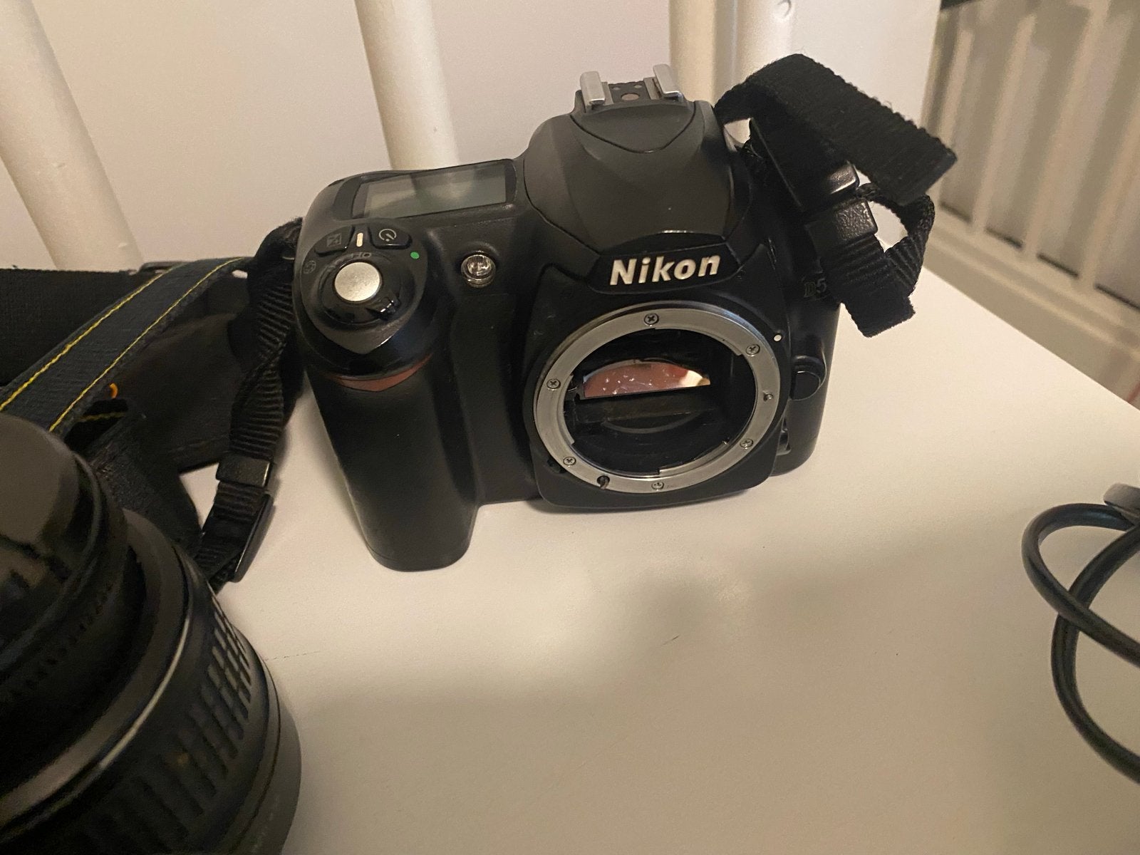 Nikon Spiegelreflexcamera met 3 lenzen en tas, Ingebouwde flitser, Gebruikt, Spiegelreflex, Ophalen of Verzenden
